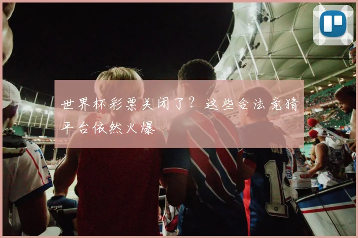 世界杯彩票关闭了?这些合法竞猜平台依然火爆